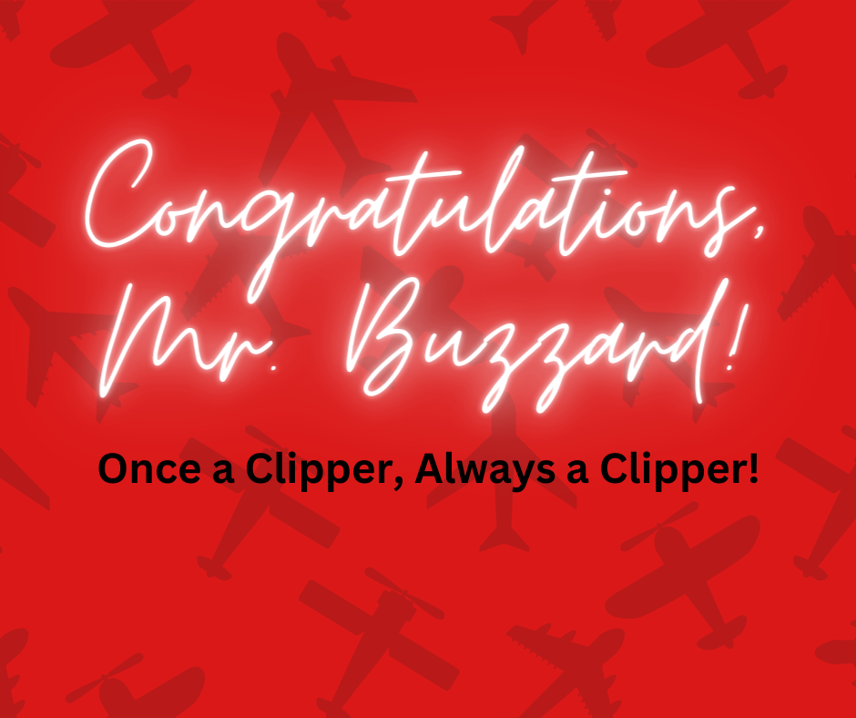 Congratulations, Mr. Buzzard