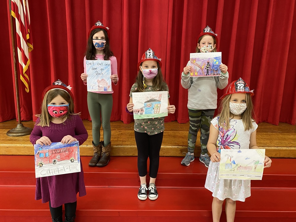 Fire safety poster contest winners