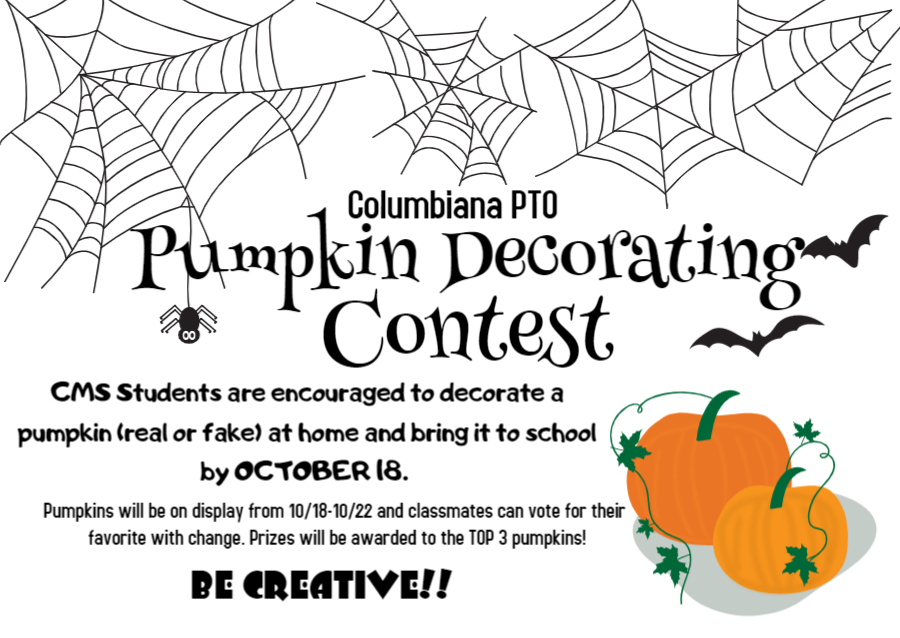 CMS Pumpkin Decorating Contest | Columbiana Middle School