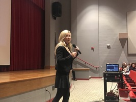 Catherine Bosley Shares Powerful Message With Students