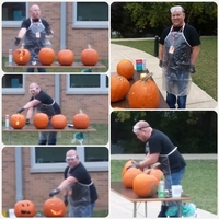 Mr. Sims' way of Pumpkin Carving