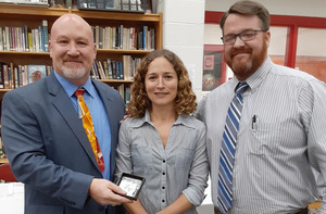 Mrs. Zelonish Awarded Key Clipper Award