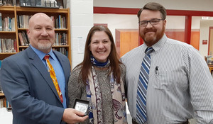 Mrs. Silver Awarded Key Clipper Award