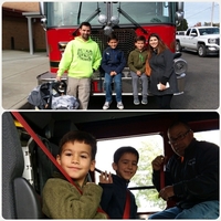 Ride Home in Fire Truck!