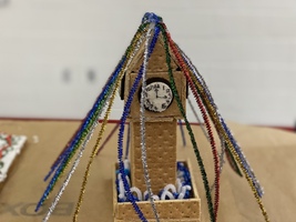CHS STUDENTS MAKE GINGERBREAD HOUSES REPRESENTING COLUMBIANA