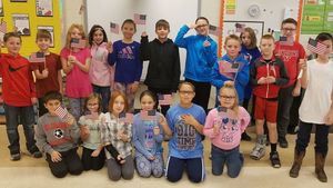 4th Graders learn about the Flag